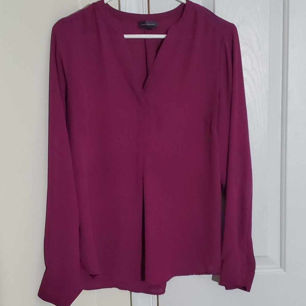 The Limited - Fuchsia blouse - Size Medium
